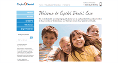 Desktop Screenshot of capitoldentalcare.com